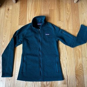 Spruce colored Patagonia better sweater jacket. Excellent condition. Full zip